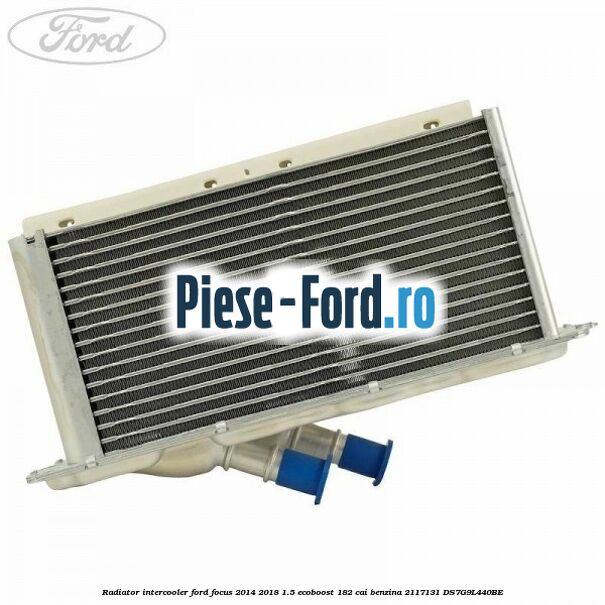 Conducta intercooler cu senzor Ford Focus 2014-2018 1.5 EcoBoost 182 cai benzina