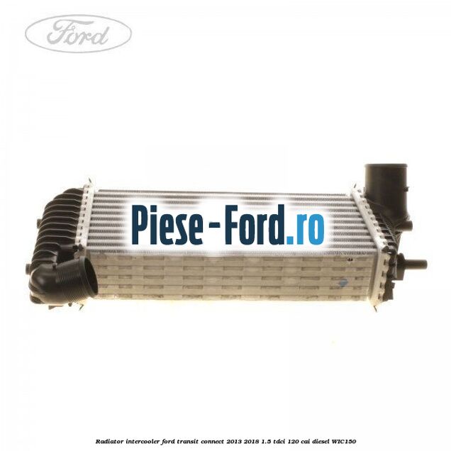 Racord plastic furtun intercooler spre turbo Ford Transit Connect 2013-2018 1.5 TDCi 120 cai diesel