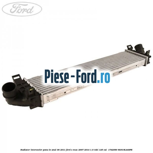 Radiator intercooler pana in anul 08/2011 Ford S-Max 2007-2014 1.8 TDCi 125 cai  #A6F70DFD1A