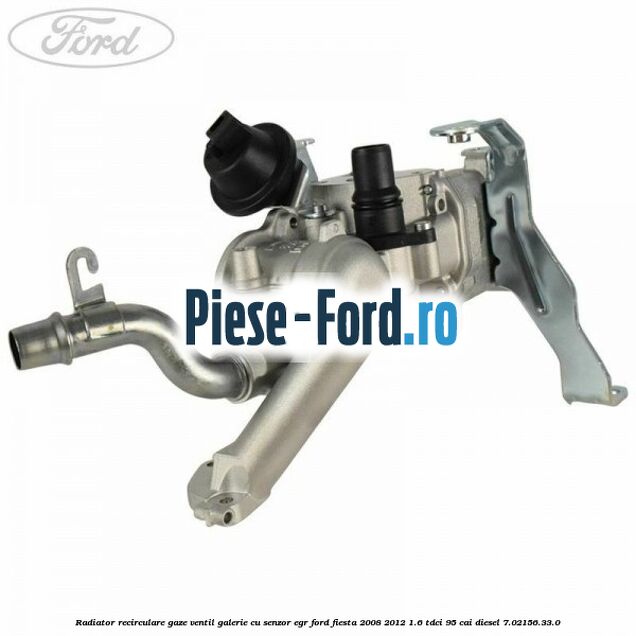 Conector supapa recirculare gaze Ford Fiesta 2008-2012 1.6 TDCi 95 cai diesel