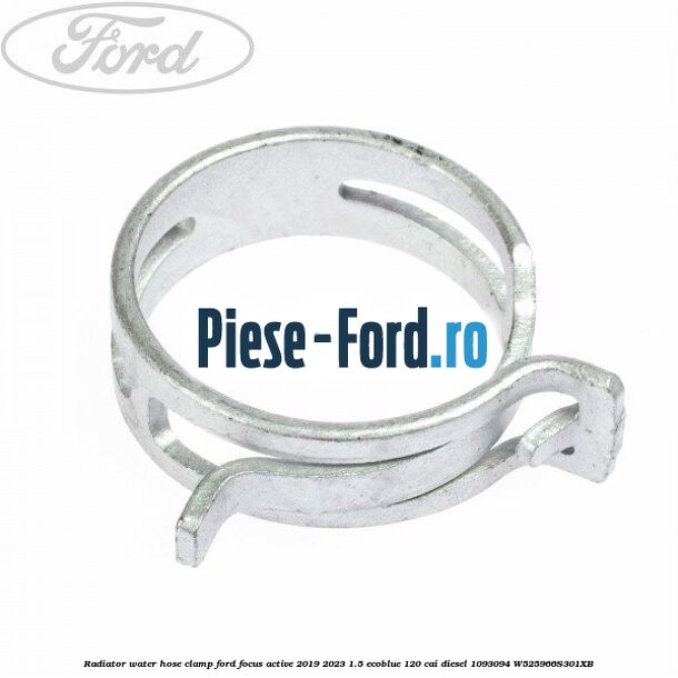 Radiator water hose clamp Ford Focus Active 2019-2023 1.5 EcoBlue 120 cai diesel #76F1255FB3