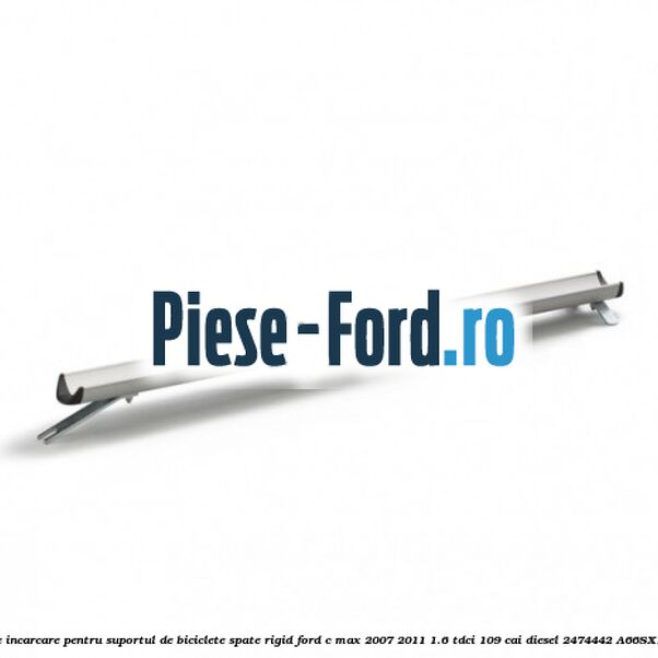 Rampa de incarcare pentru suportul de biciclete spate, pliabil Ford C-Max 2007-2011 1.6 TDCi 109 cai diesel