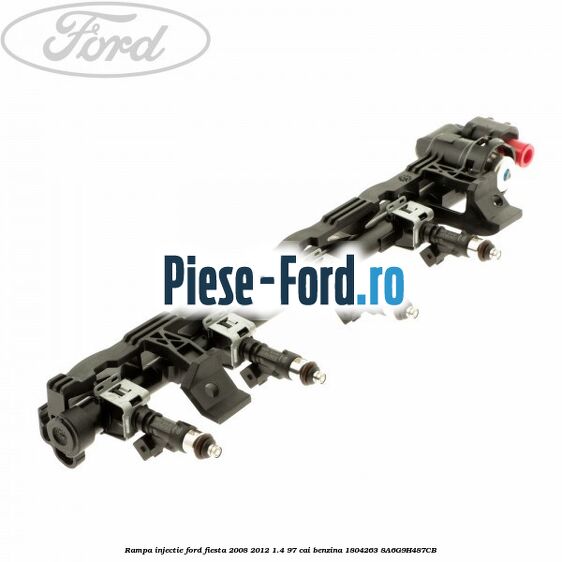 Rampa injectie Ford Fiesta 2008-2012 1.4 97 cai benzina #7DF27B73FB