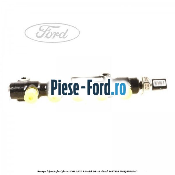 Rampa injectie Ford Focus 2004-2007 1.6 TDCi 90 cai diesel #35424AF8DC