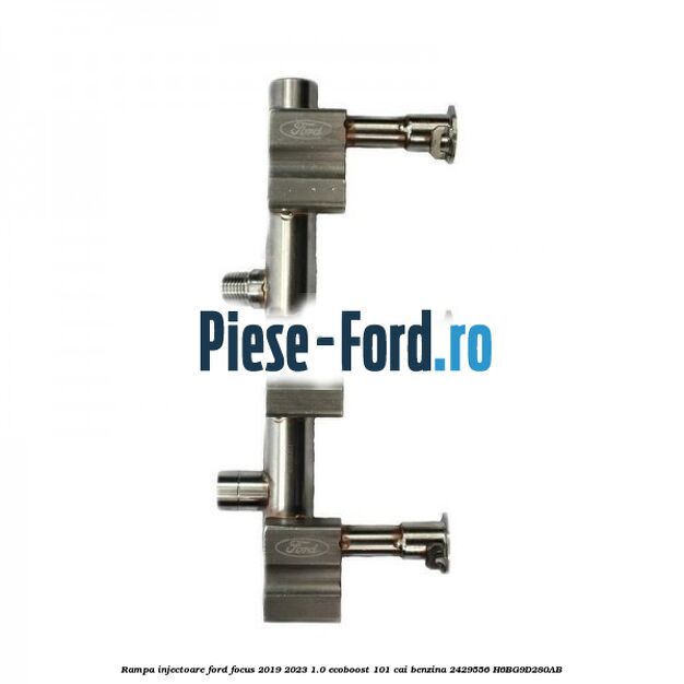 Rampa injectoare Ford Focus 2019-2023 1.0 EcoBoost 101 cai benzina #62CBB706DE