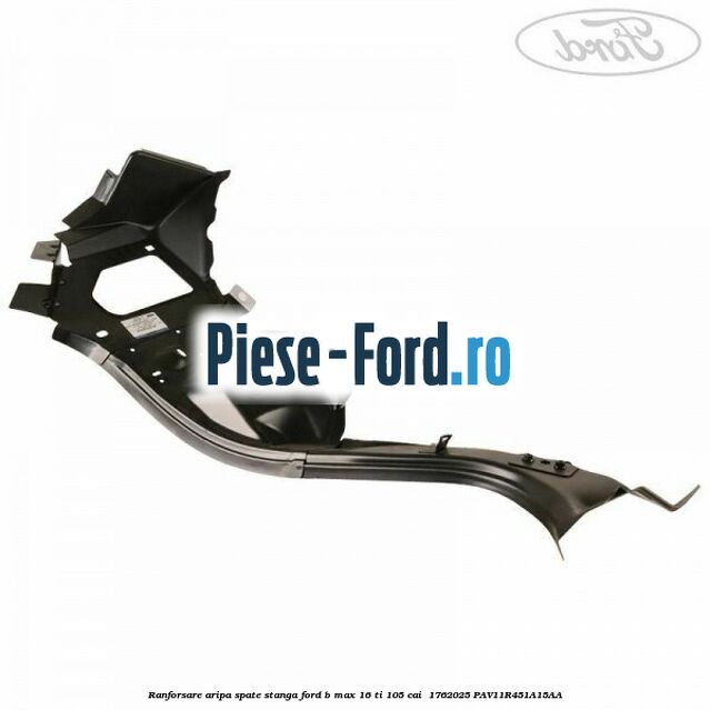 Ranforsare aripa spate stanga Ford B-Max 1.6 Ti 105 cai #21C9866BAC