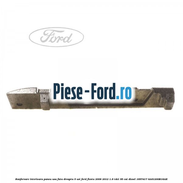 Ranforsare interioara panou usa fata dreapta 3 usi Ford Fiesta 2008-2012 1.6 TDCi 95 cai diesel