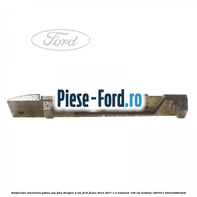 Ranforsare interioara panou usa fata dreapta 3 usi Ford Fiesta 2013-2017 1.0 EcoBoost 100 cai benzina