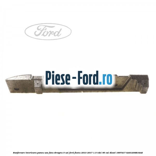 Ranforsare interioara panou usa fata dreapta 5 usi Ford Fiesta 2013-2017 1.5 TDCi 95 cai diesel