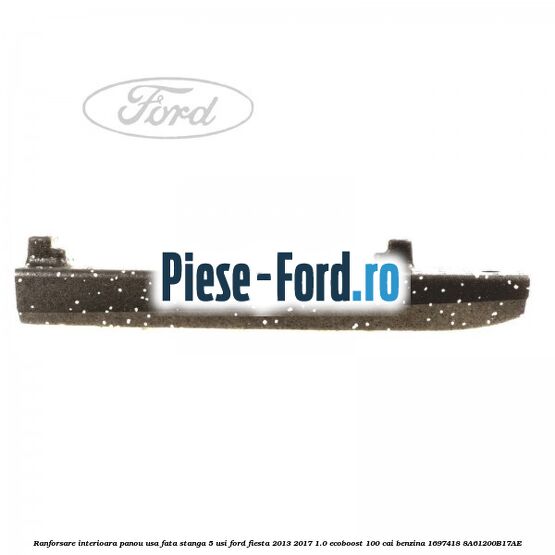 Ranforsare interioara panou usa fata stanga 3 usi Ford Fiesta 2013-2017 1.0 EcoBoost 100 cai benzina
