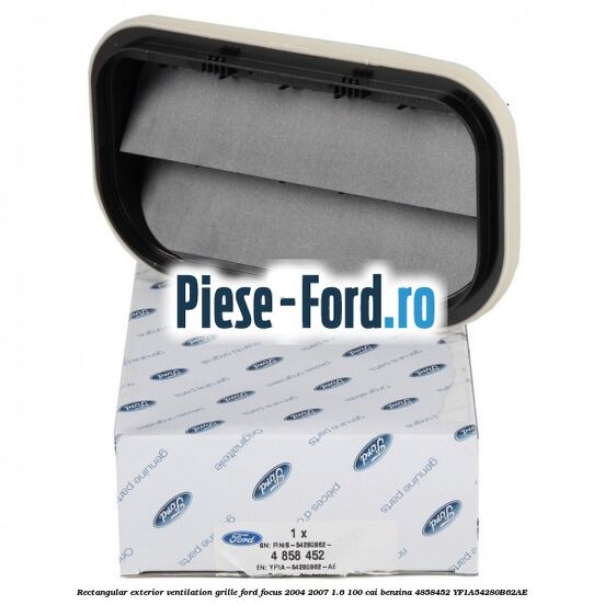 Rectangular exterior ventilation grille Ford Focus 2004-2007 1.6 100 cai benzina #B3487AD1B5