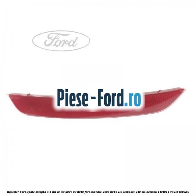 Panou spate inferior combi Ford Mondeo 2008-2014 2.0 EcoBoost 240 cai benzina