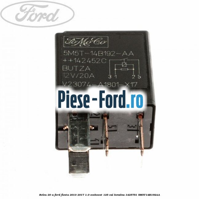 Piulita prindere modul ECU Ford Fiesta 2013-2017 1.0 EcoBoost 125 cai benzina