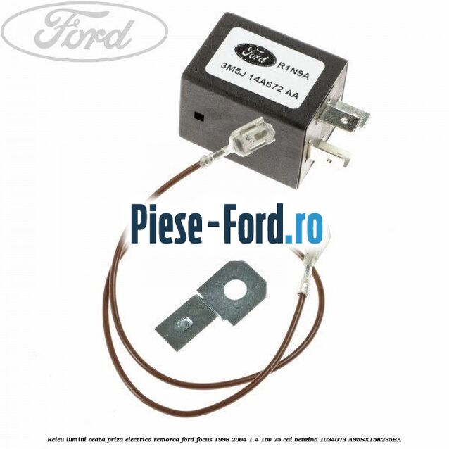 Priza carlig remorcare 13 pini Ford Focus 1998-2004 1.4 16V 75 cai benzina