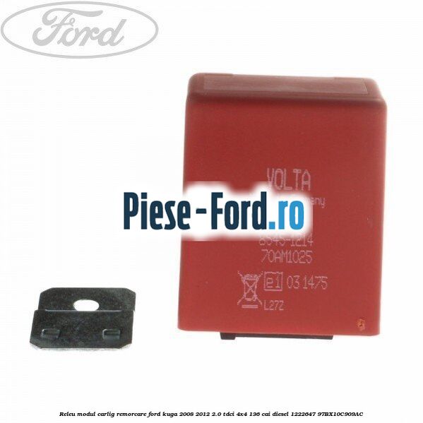 Releu modul carlig remorcare Ford Kuga 2008-2012 2.0 TDCi 4x4 136 cai diesel