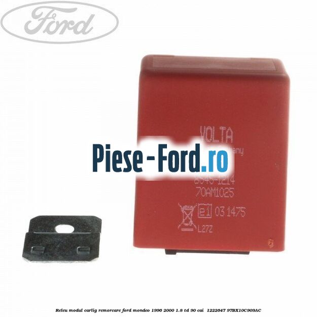 Releu modul carlig remorcare Ford Mondeo 1996-2000 1.8 TD 90 cai  #CE17DF9019