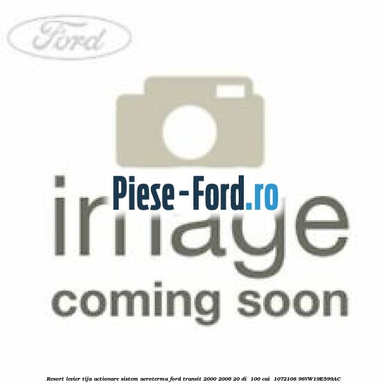 Resort levier tija actionare sistem aeroterma Ford Transit 2000-2006 2.0 DI  100 cai #1921830D52