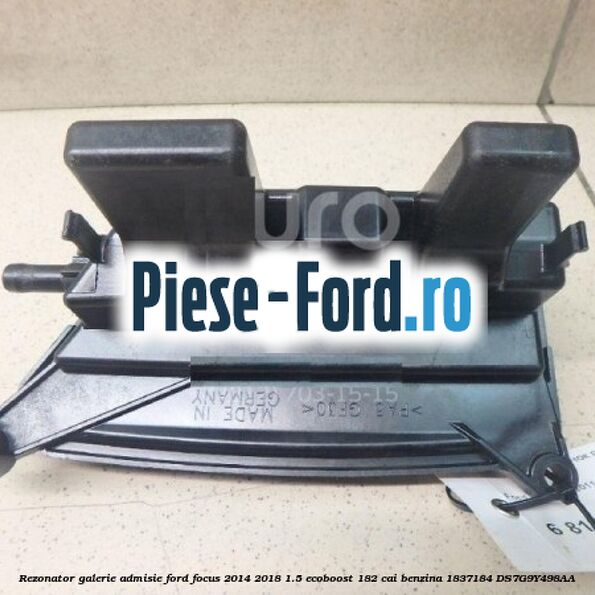 Rezonator galerie admisie Ford Focus 2014-2018 1.5 EcoBoost 182 cai benzina