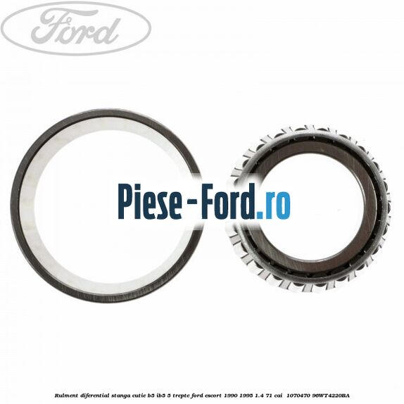 Rulment diferential stanga, cutie B5/Ib5 5 trepte Ford Escort 1990-1995 1.4 71 cai  #1B8CF24D64