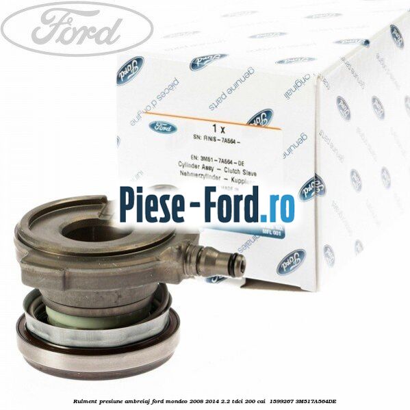 Rulment presiune ambreiaj Ford Mondeo 2008-2014 2.2 TDCi 200 cai #DA0E0289A3 Rulment presiune ambreiaj Ford Mondeo 2008-2014 2.2 TDCi 200 cai #DA0E0289A3