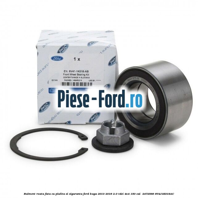 Rulment roata fata cu piulita si siguranta Ford Kuga 2013-2016 2.0 TDCi 4x4 150 cai  #5FBAAB5E8D