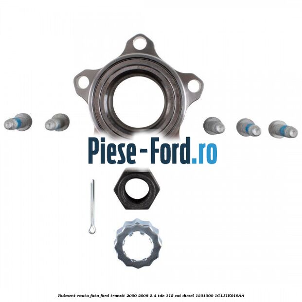 Rulment roata fata Ford Transit 2000-2006 2.4 TDE 115 cai diesel #6188365838