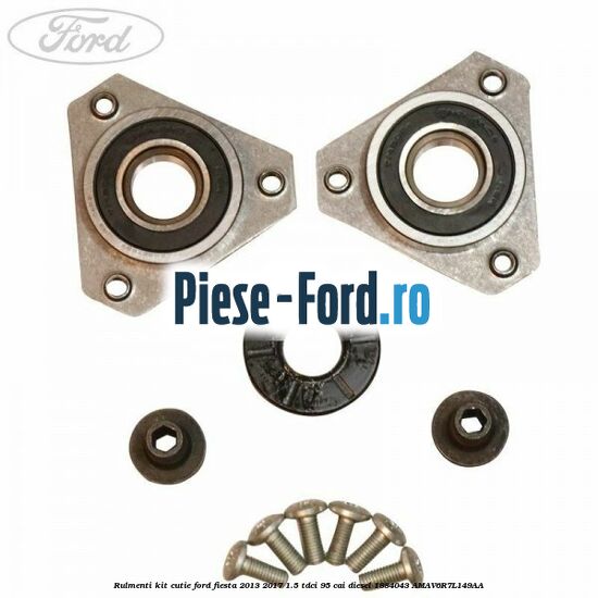 Rulment priza directa cutie 6 trepte cu suport metalic Ford Fiesta 2013-2017 1.5 TDCi 95 cai diesel