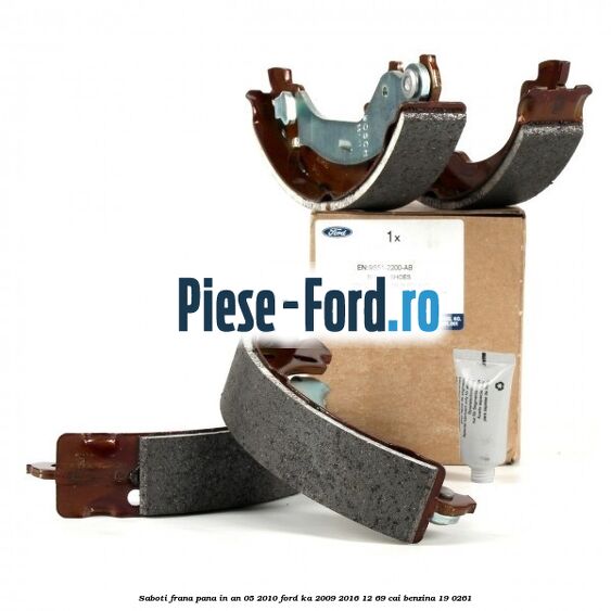 Saboti frana pana in an 05/2010 Ford Ka 2009-2016 1.2 69 cai #5250D40D65