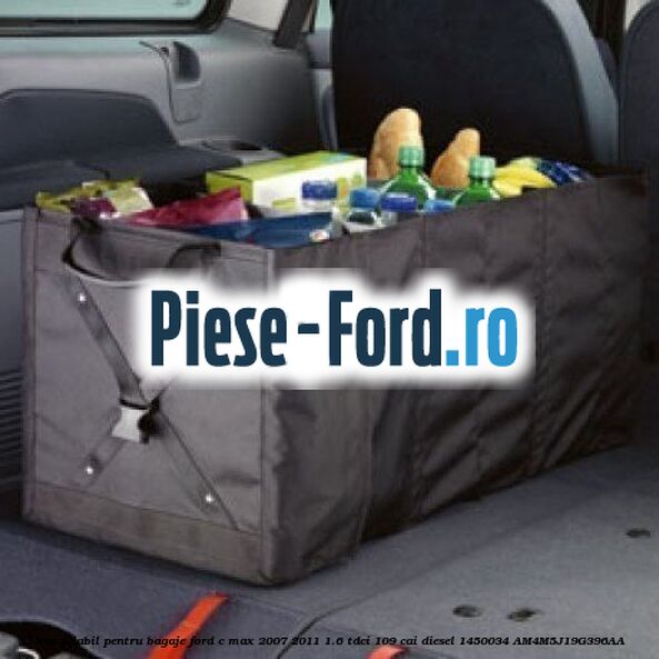 Plasa portbagaj despartitor glisanta Ford C-Max 2007-2011 1.6 TDCi 109 cai diesel