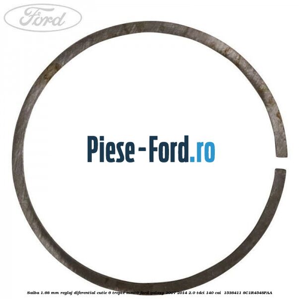 Saiba 1.68 MM reglaj diferential cutie 6 trepte MMT6 Ford Galaxy 2007-2014 2.0 TDCi 140 cai  #4AFABECFF1