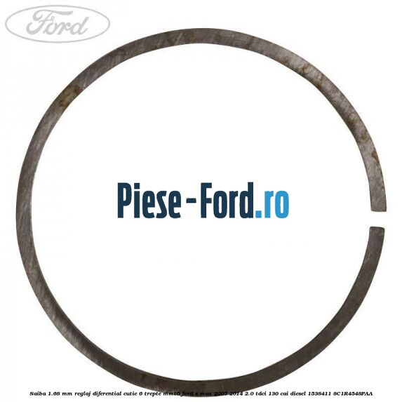 Saiba 1.68 MM reglaj diferential cutie 6 trepte MMT6 Ford S-Max 2007-2014 2.0 TDCi 130 cai diesel #994B95CEFD