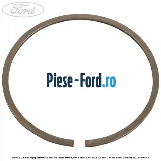 Saiba 1.72 MM reglaj diferential cutie 6 trepte MMT6 Ford S-Max 2007-2014 2.0 TDCi 136 cai diesel #708A7FC46D
