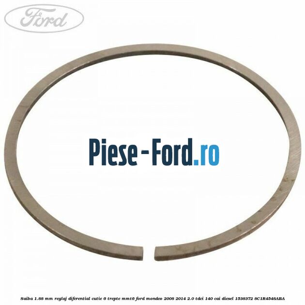 Saiba 1.88 MM reglaj diferential cutie 6 trepte MMT6 Ford Mondeo 2008-2014 2.0 TDCi 140 cai diesel #C241119EB2