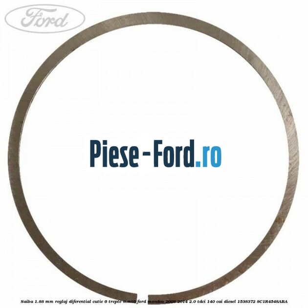 Saiba 1.88 MM reglaj diferential cutie 6 trepte MMT6 Ford Mondeo 2008-2014 2.0 TDCi 140 cai diesel #C241119EB2