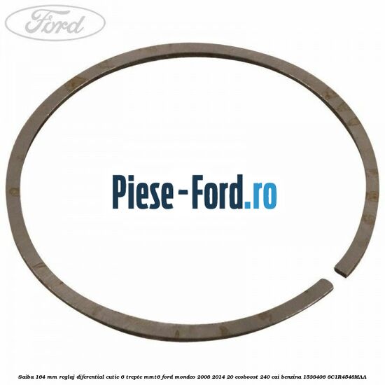 Saiba 1.64 MM reglaj diferential cutie 6 trepte MMT6 Ford Mondeo 2008-2014 2.0 EcoBoost 240 cai #0094F228D1