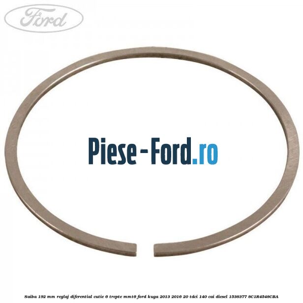 Saiba 1.92 MM reglaj diferential cutie 6 trepte MMT6 Ford Kuga 2013-2016 2.0 TDCi 140 cai #F01F97FA35