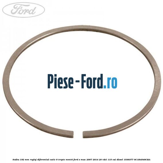 Saiba 1.92 MM reglaj diferential cutie 6 trepte MMT6 Ford S-Max 2007-2014 2.0 TDCi 115 cai #BEB0E23C39