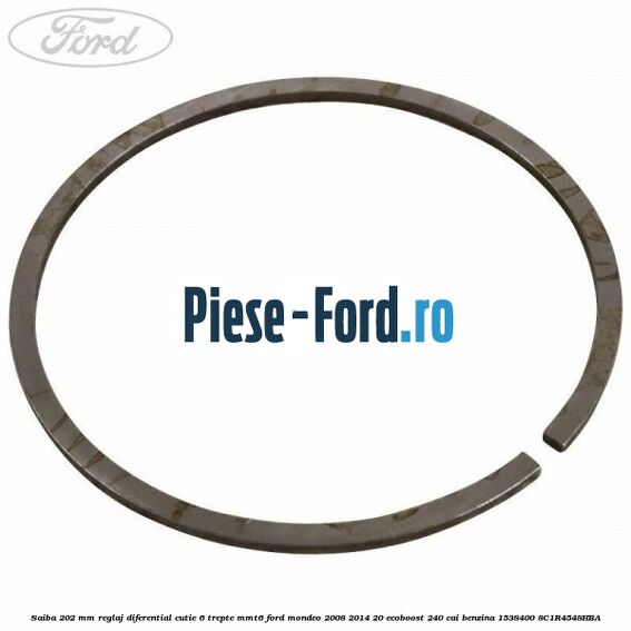 Saiba 2.02 MM reglaj diferential cutie 6 trepte MMT6 Ford Mondeo 2008-2014 2.0 EcoBoost 240 cai #5041A85EAD