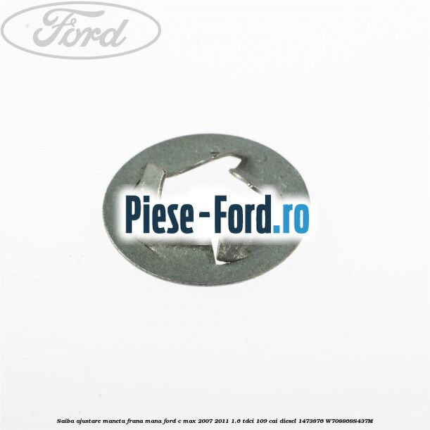 Piulita prindere cablu de frana de mana Ford C-Max 2007-2011 1.6 TDCi 109 cai diesel