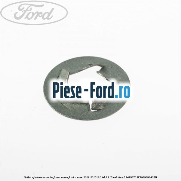 Saiba ajustare maneta frana mana Ford C-Max 2011-2015 2.0 TDCi 115 cai diesel