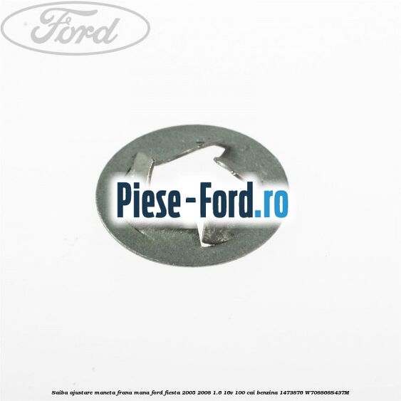 Saiba ajustare maneta frana mana Ford Fiesta 2005-2008 1.6 16V 100 cai benzina