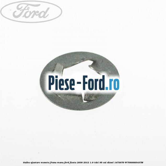Saiba ajustare maneta frana mana Ford Fiesta 2008-2012 1.6 TDCi 95 cai diesel