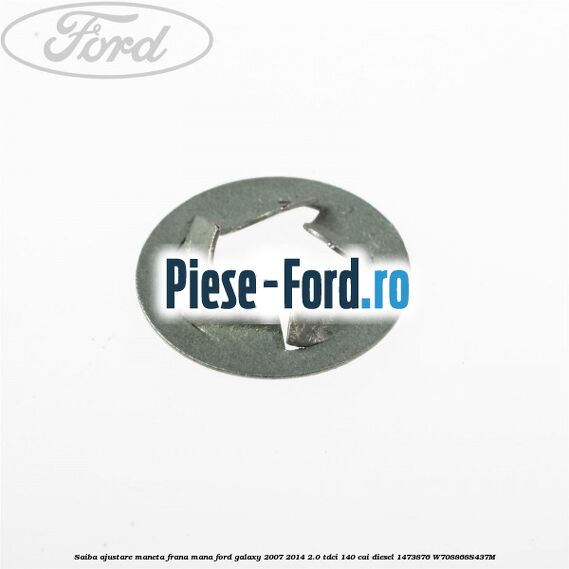 Piulita prindere cablu de frana de mana Ford Galaxy 2007-2014 2.0 TDCi 140 cai diesel
