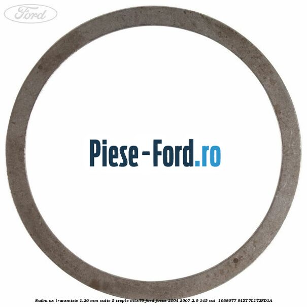 Saiba ax transmisie 1.26 mm cutie 5 trepte MTX75 Ford Focus 2004-2007 2.0 145 cai  #5745A5CD27