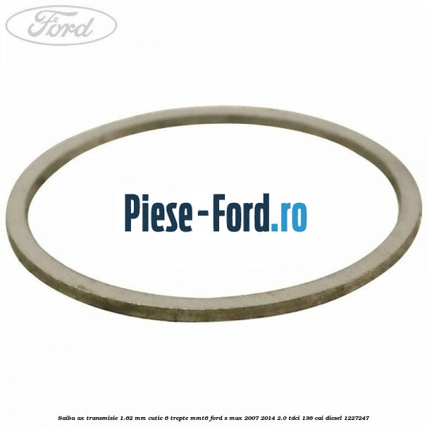 Saiba ax transmisie 1.62 mm cutie 6 trepte MMT6 Ford S-Max 2007-2014 2.0 TDCi 136 cai #F2F0355B4C