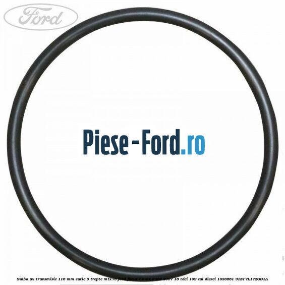 Saiba ax transmisie 1.16 mm cutie 5 trepte MTX75 Ford Focus C-Max 2003-2007 1.6 TDCi 109 cai #643FD59E6B