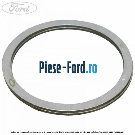 Saiba ax transmisie 1.30 mm cutie 5 trepte MTX75 Ford C-Max 2007-2011 1.8 TDCi 115 cai #6AC1C9A400