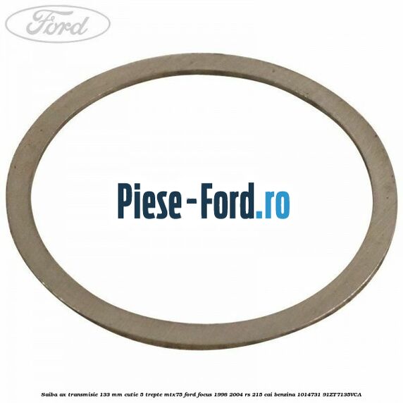 Saiba ax transmisie 1.33 mm cutie 5 trepte MTX75 Ford Focus 1998-2004 RS 215 cai #5E831C8728