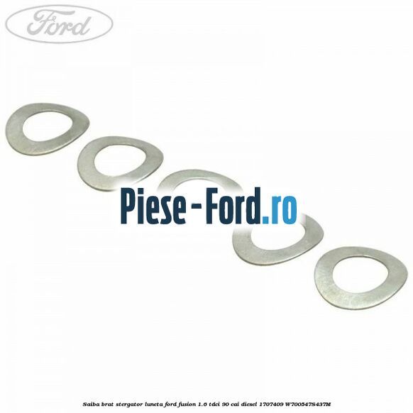 Piulita prindere brat stergator luneta Ford Fusion 1.6 TDCi 90 cai diesel