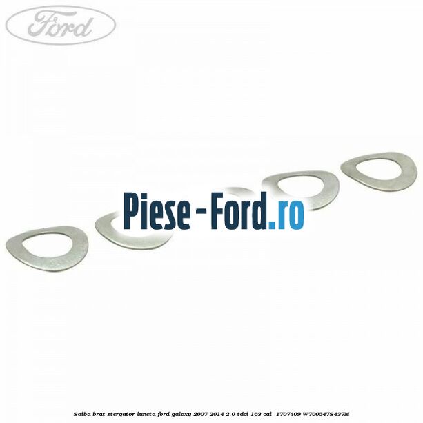 Saiba brat stergator, luneta Ford Galaxy 2007-2014 2.0 TDCi 163 cai  #E8CF6E249A